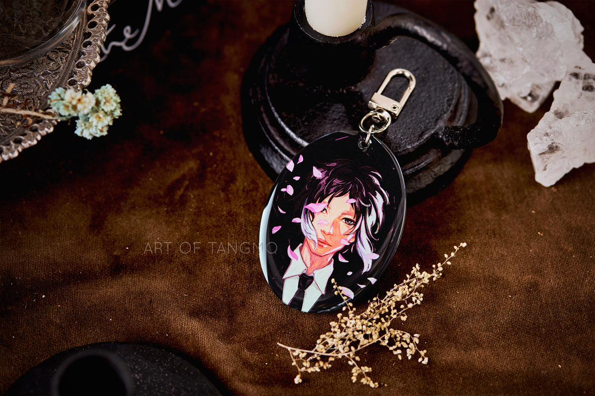 Akutagawa Fading Roses Keychain