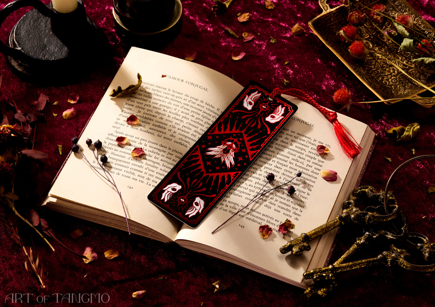Bezaliel: Red Foil Bookmark