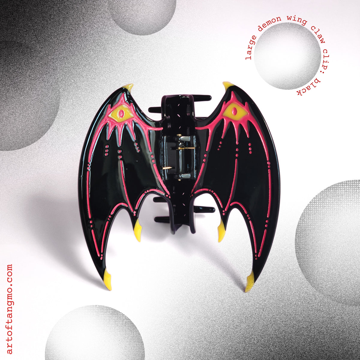 Black Demon Wing: Claw Clip