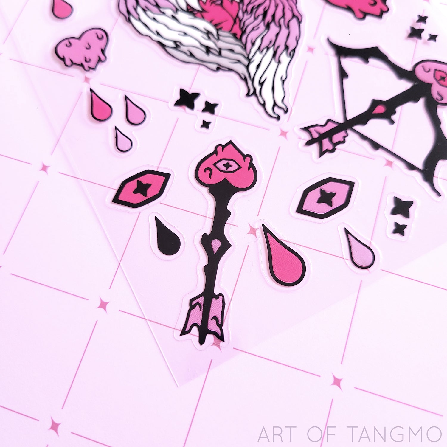 Lovesick Cupid Sticker Sheet