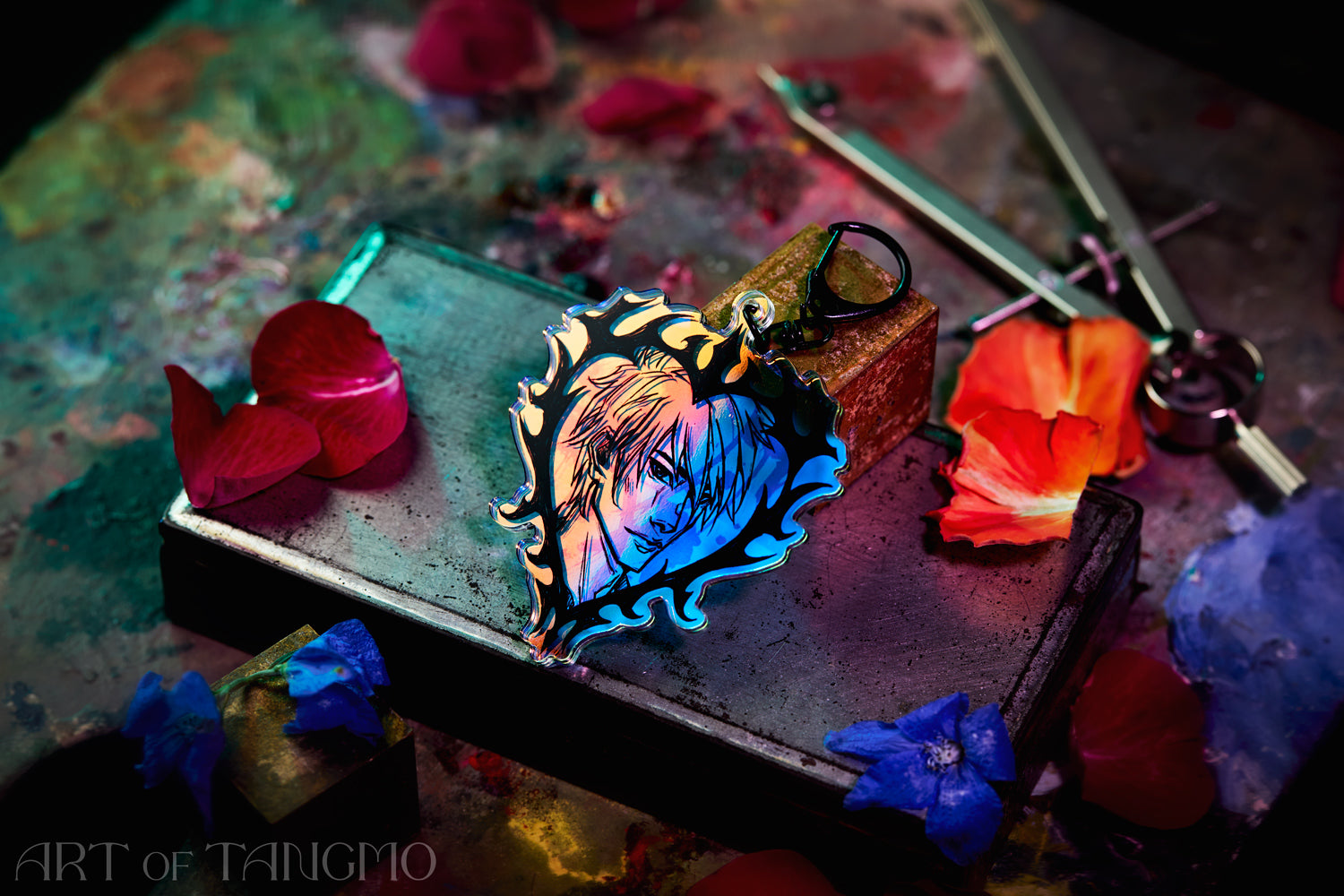 Fujieda: Glass Hearts Keychain