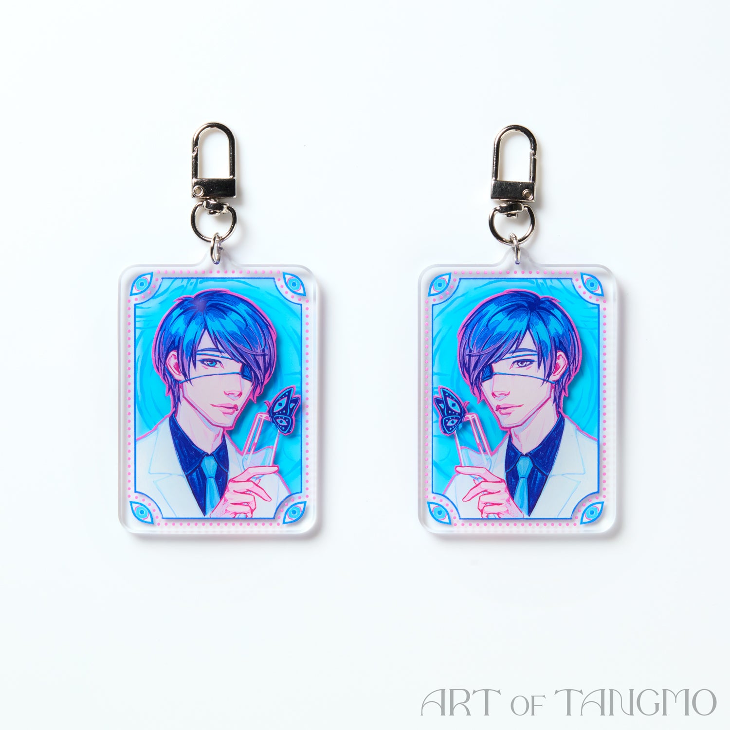 Hakase: Crystal Rain Keychain