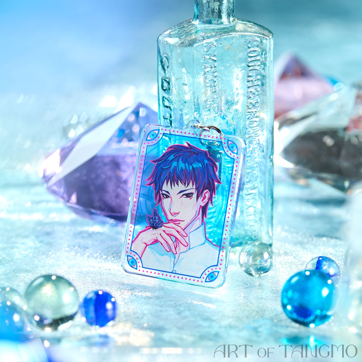 Hanazawa: Crystal Rain Keychain