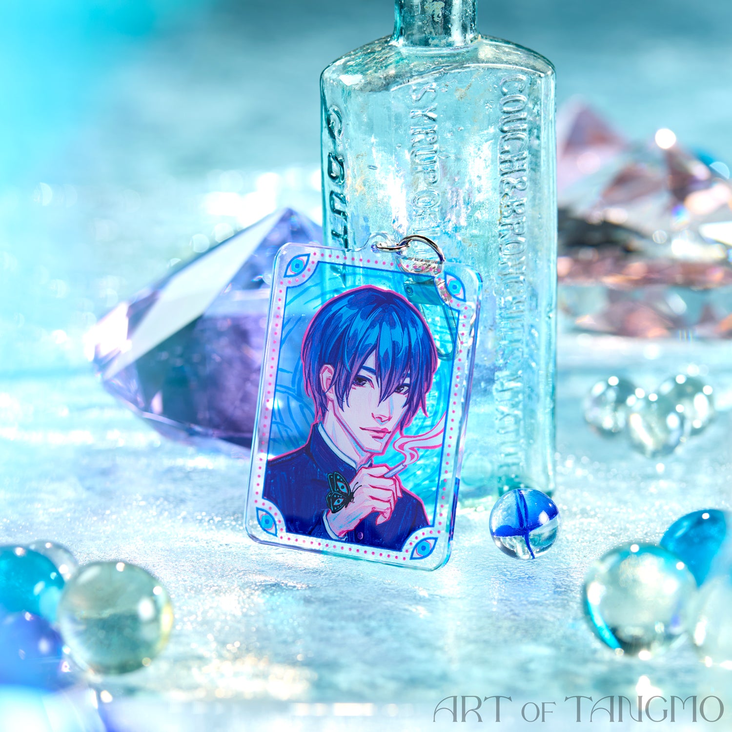 Kawase: Crystal Rain Keychain