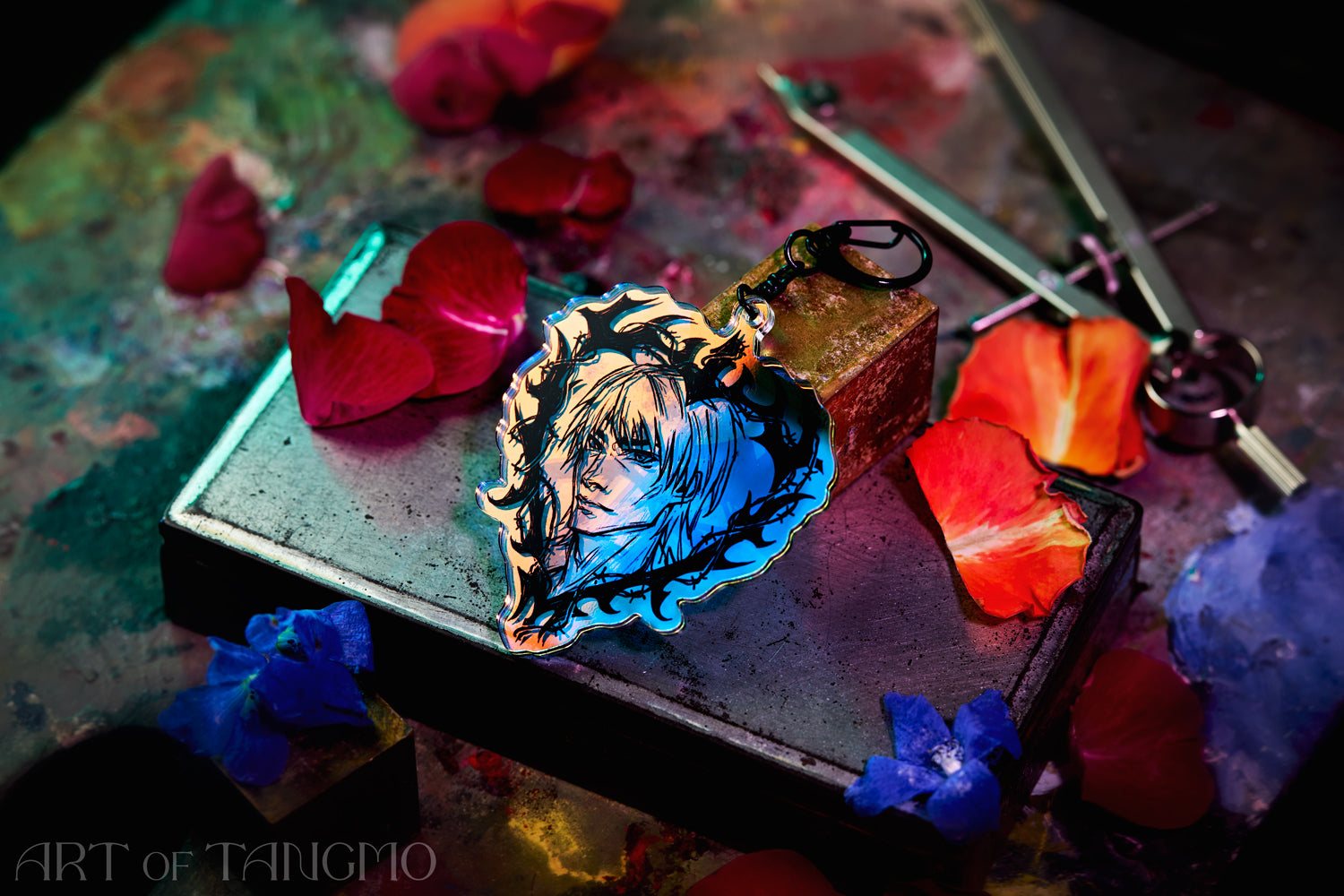 Madarame: Glass Hearts Keychain