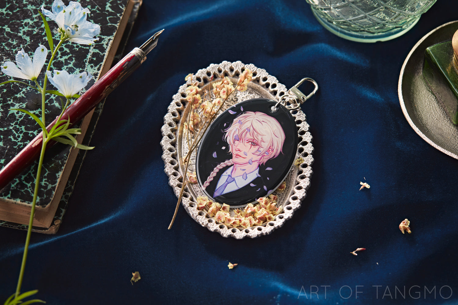 Nikolai Fading Roses Keychain
