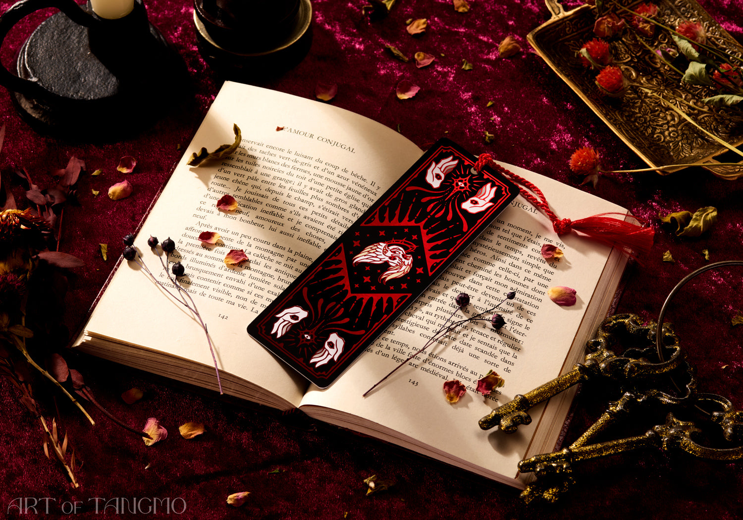 Sathariel: Red Foil Bookmark