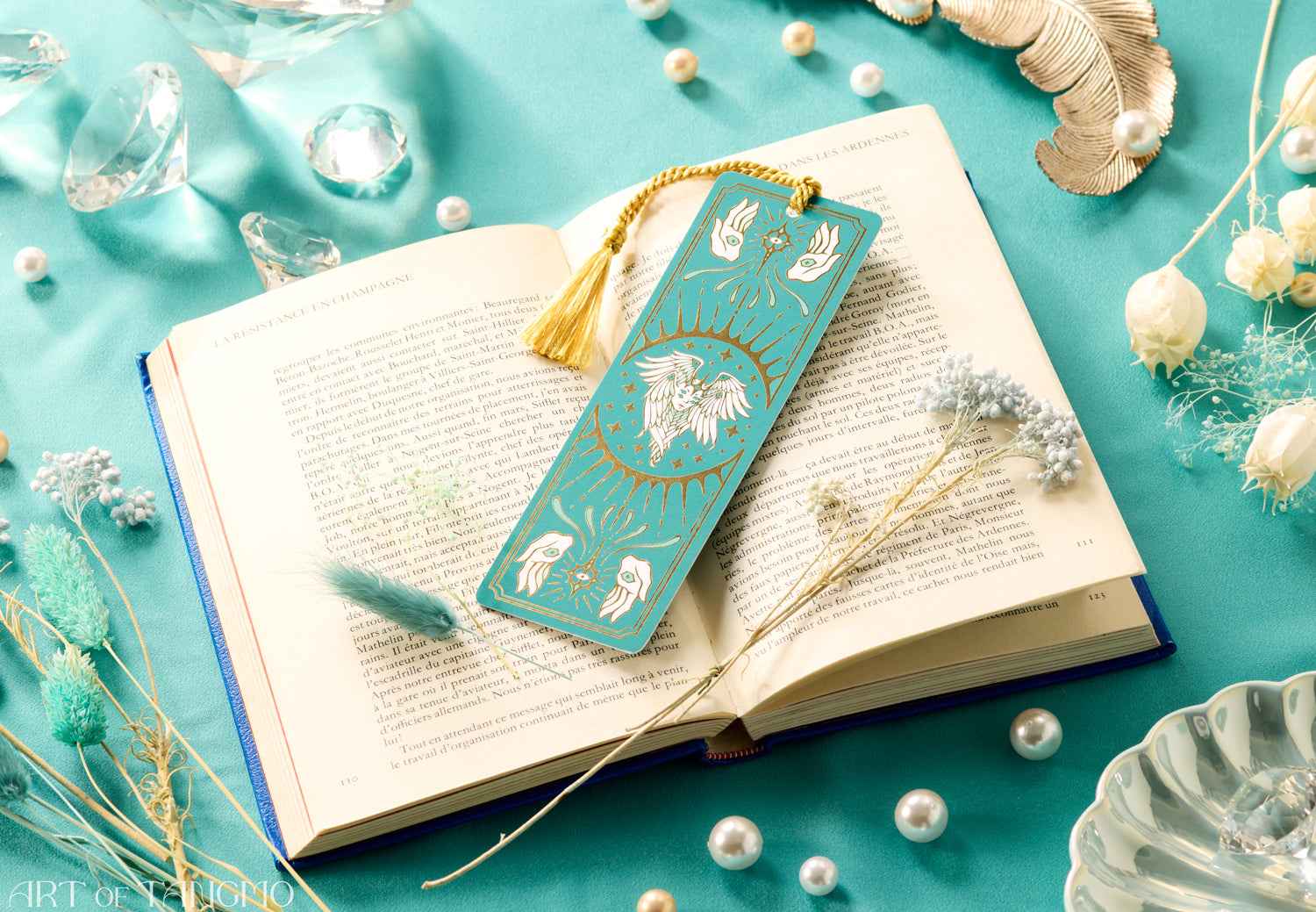 Seraphim: Gold Foil Bookmark