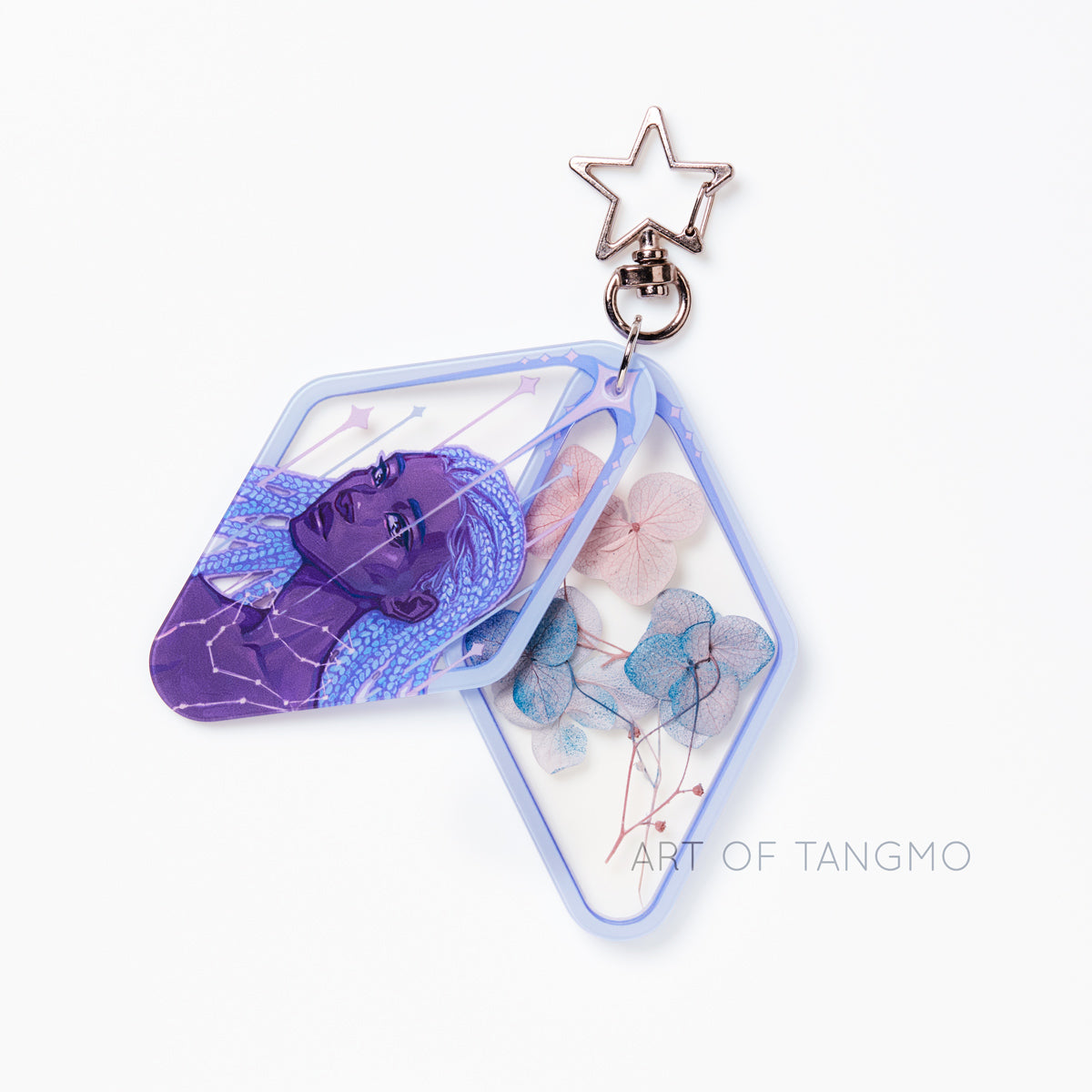 Starlight: Dried Flower Keychain
