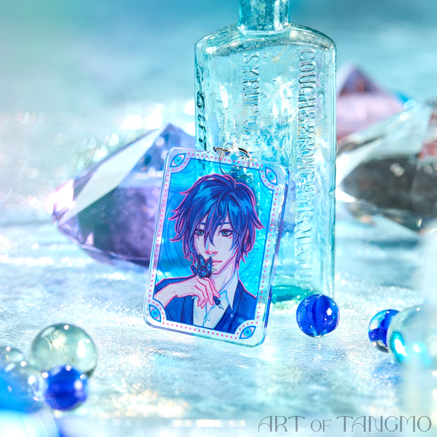 Tamamori: Crystal Rain Keychain