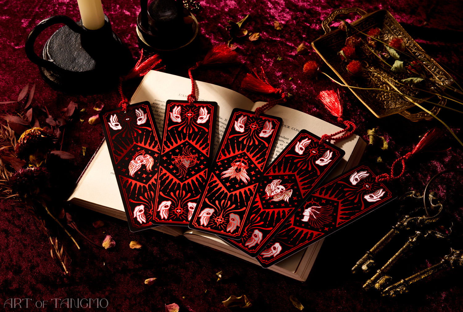 The Fallen: Red Foil Bookmark Set