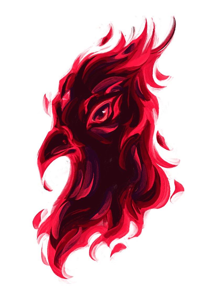 Phoenix Vinyl Sticker [Charity] - Art of Tangmo