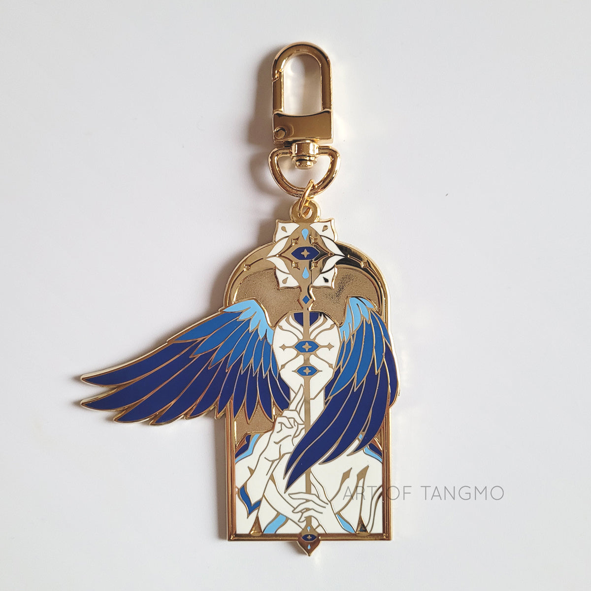 Chamuel: Large Enamel Keychain