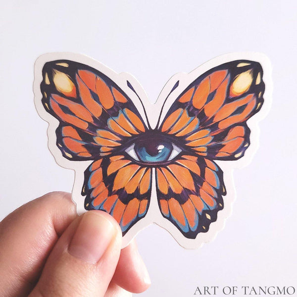 Butterfl(eye) Vinyl Sticker - Art of Tangmo