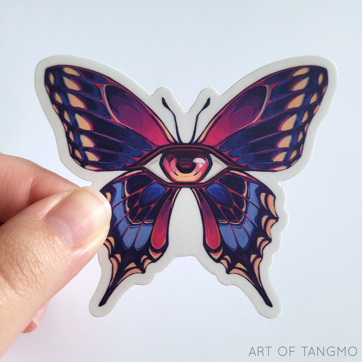 Swallowtail Butterfl(eye) Vinyl Sticker