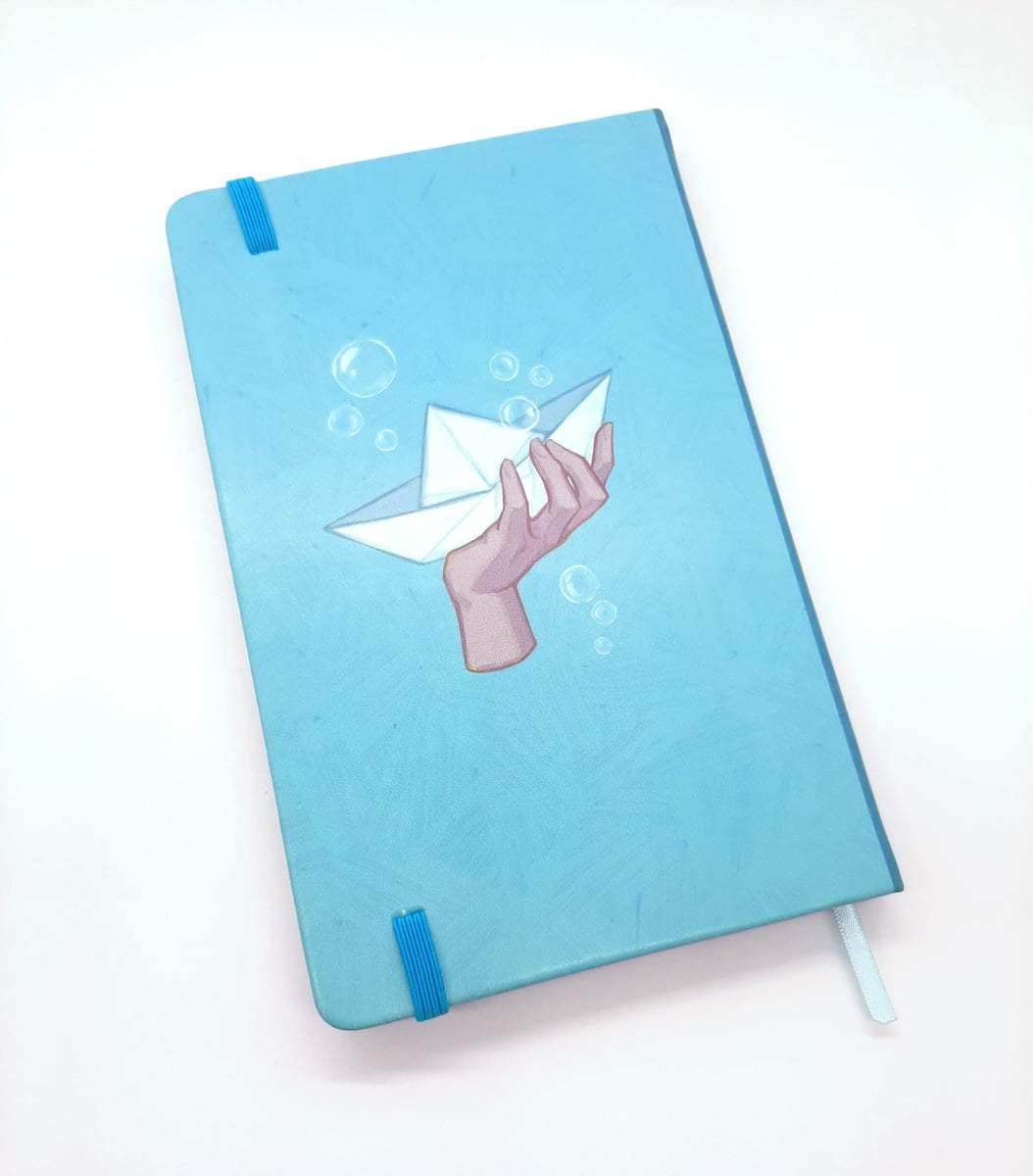 Swimming Thoughts Hardcover Journal [Blank] - Art of Tangmo